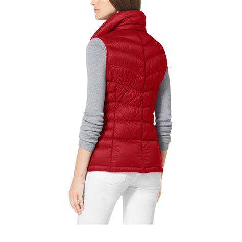 michael kors red vest